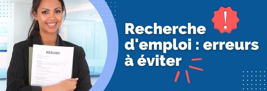 une jeune demandeuse d'emploi avec son CV , Les erreurs ne pas faire pendant la recherche de travail