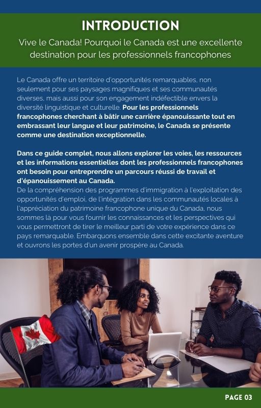 guide complet pour travailler au canada introduction