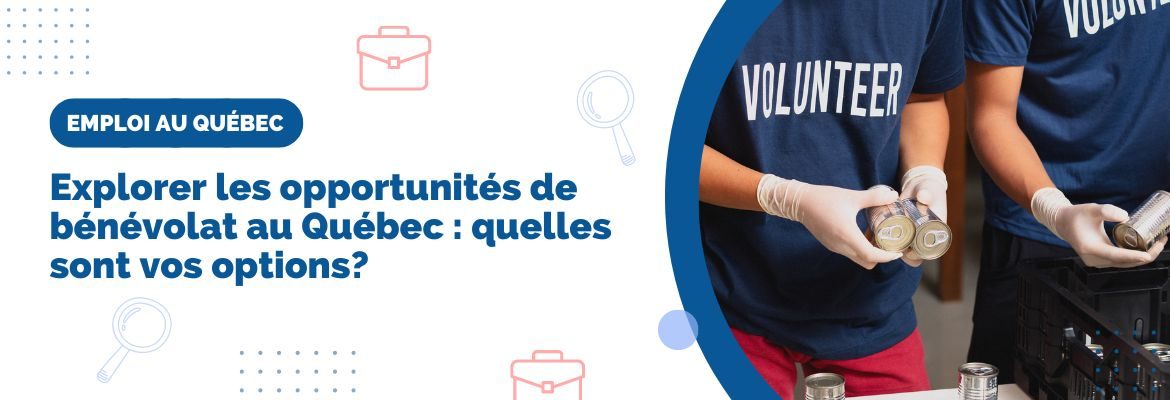 Deux volontaires en action, le bénévolat au Québec.